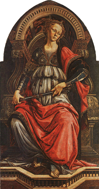 Allegory of Fortitude, 1470, Galleria degli Uffizi, Florence